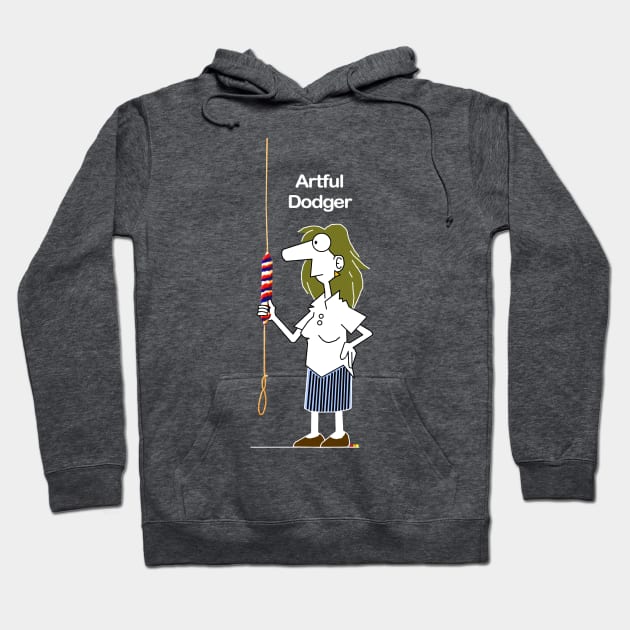 Bell Ringing Artful Dodger (Dark background) Hoodie by Grandsire